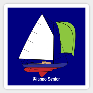 Wianno Senior Sailboat Sticker